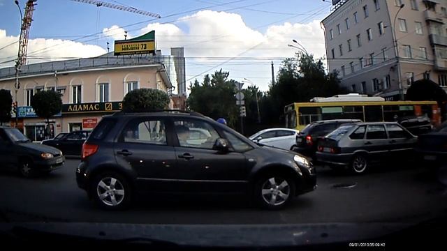 Нексия Р156ВС (96) наглый водитель