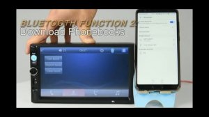 Car MP5 Player Bluetooth function display