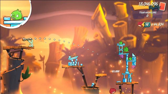 Angry Birds 2 AB2 Mighty Eagle Bootcamp MEBC With Chuck+Melody+Matilda x3 10 Rooms смотреть онлайн