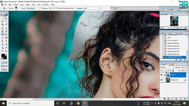 Photoshop 7.0 Photo Editing - Photoshop 7.0 New Background Change Photo Editing 2021