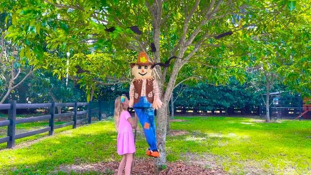 Nastya y papá preparan delicias saludables para Halloween. Historias de halloween para niñas смотреть онлайн