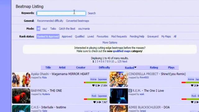 Как скачать карты для игры osu! смотреть онлайн