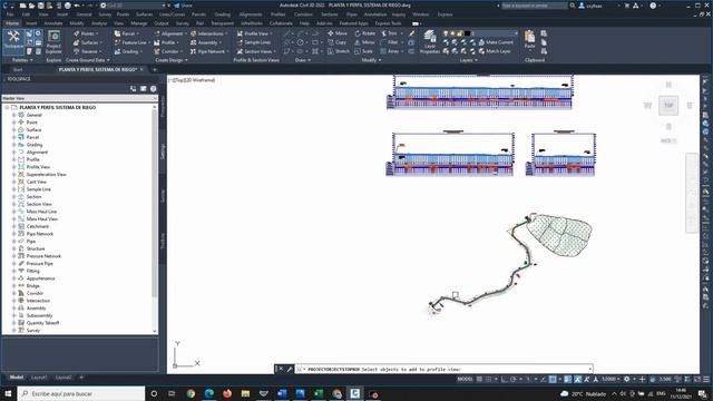 DISEÑO DE CANALES EN CIVIL 3D 2015 - 2024 | REPORTE DE DATOS PARA REPLANTEO - PARTE 02 смотреть онлайн
