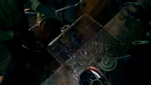 Резка закаленного стекла