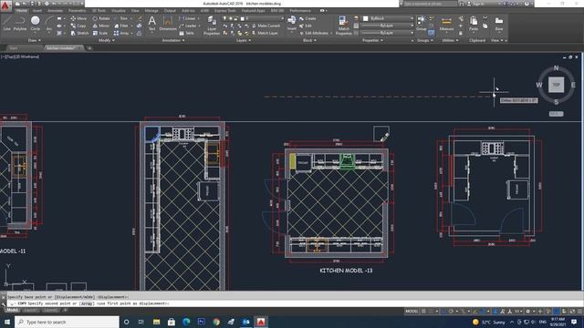 How To Make kitchen in Autocad (Kitchen Model-14) смотреть онлайн