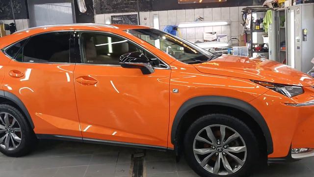 Детейлинг для Lexus nx200 Orange color очень редкий цвет смотреть онлайн