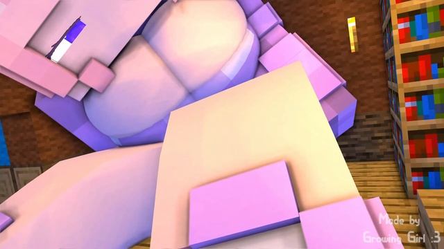 Giantess Growth #21 | Minecraft animation смотреть онлайн