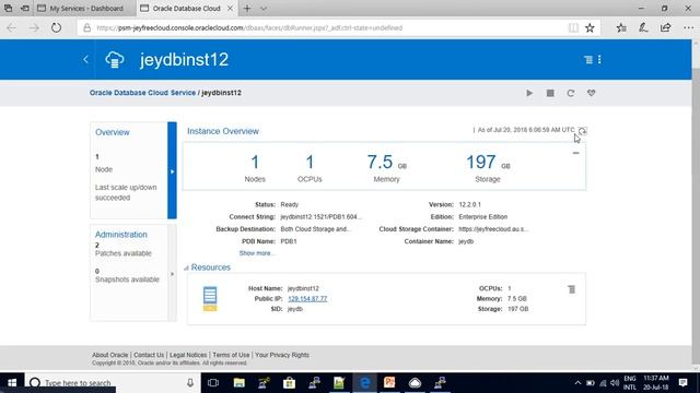 03 Increase storage in oracle cloud using DaaSDatabase as a Service смотреть онлайн