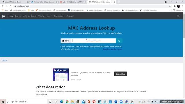 CIS-40A Lab 3-1: Network Interface Card (NIC) Settings and MAC address in Windows 10 смотреть онлайн
