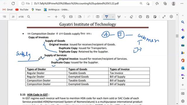 Copy of Invoices in Tally Prime | GIT Education смотреть онлайн
