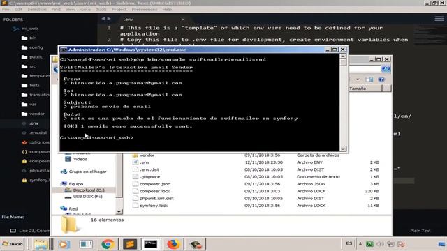 Blog avanzado 75. Envío de emails desde Symfony usando Gmail. смотреть онлайн