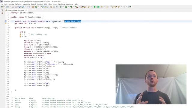 Variable Declaration & Initialization in Java | Live #5.2 Programming Practice for Beginners смотреть онлайн
