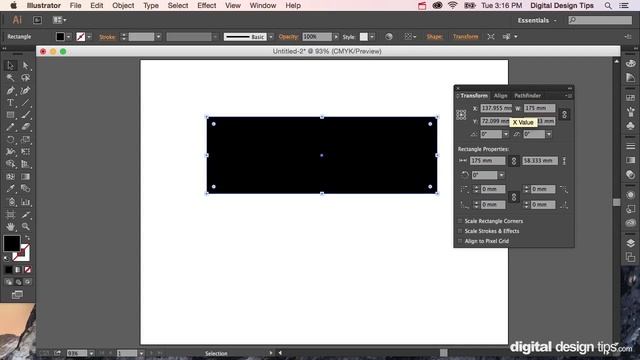 How to Change Object Size in Adobe Illustrator (Transform) смотреть онлайн