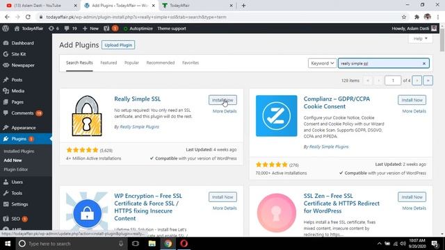 How to Install SSL Certificate with Plugin or Force HTTPS Using Really Simple SSL WordPress Plugin смотреть онлайн