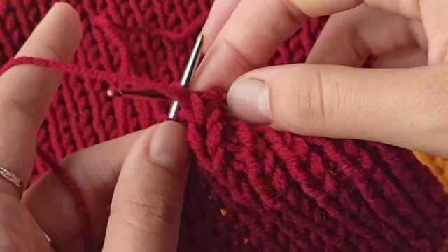 В'яжемо шарф Гаррі Поттера спицями. Шарф Грифіндору спицями. смотреть онлайн