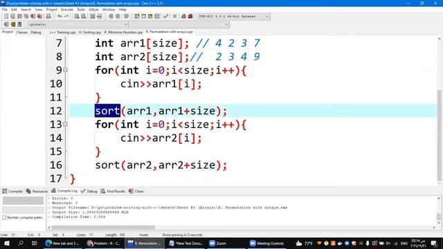 R.Permutation with arrays смотреть онлайн