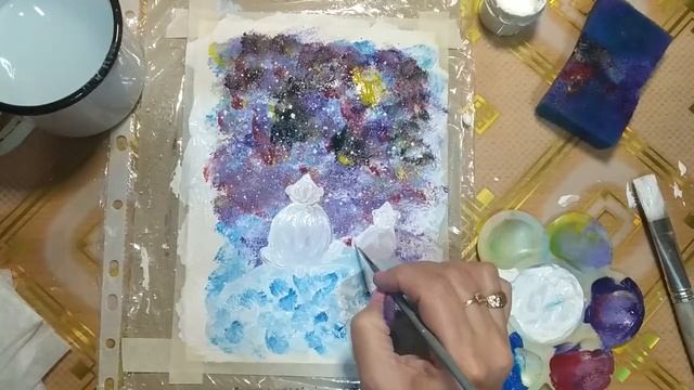 МК "Мишка на северном полюсе" (правополушарное рисования) смотреть онлайн