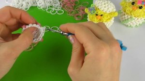Скорлупа для Цыплёнка из резинок Пасхальный цыплёнок Rainbow Loom