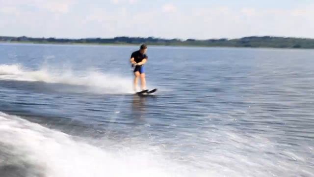 [ВОДНЫЕ ЛЫЖИ] на Браславских ОЗЕРАХ 2014