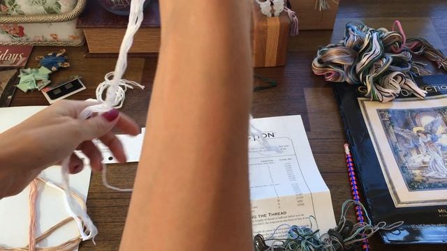 124. Вышивка Крестом! КАК Я НАЧИНАЮ ВЫШИВАТЬ наборы Дименшенс американского сборки! Обзор набора смотреть онлайн
