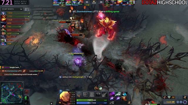 Nine [Shadow Fiend] Right Click Boss Imba Armor Reduction Build 7.21 Dota 2 смотреть онлайн