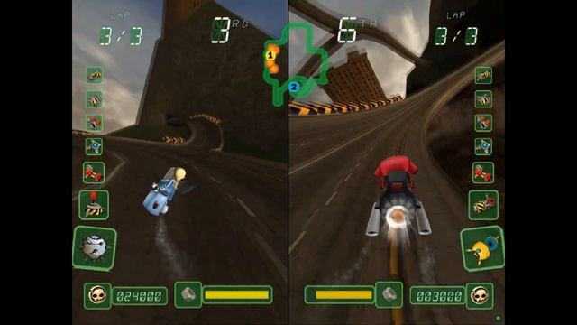 Crazy Frog Racer?ВЕСЁЛЫЕ ГОНКИ #3? ИГРЫ ДЛЯ ДВОИХ смотреть онлайн