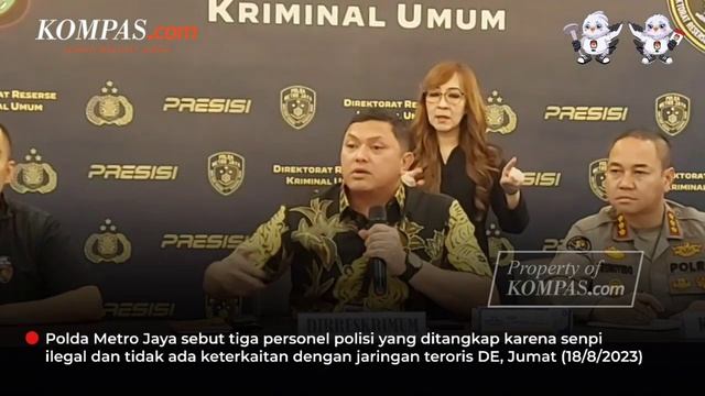 Tiga Polisi Ditangkap, Polda Metro: Tidak Terkait Terorisme смотреть онлайн
