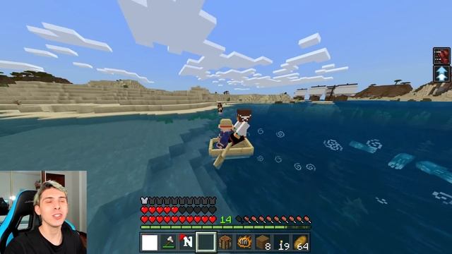 Minecraft PERO cada 3 minutos EVOLUCIONAMOS la GOMU GOMU NO MI de LUFFY! смотреть онлайн