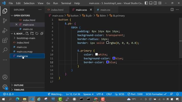 [Bootstrap 5][中文] 12. 編譯 Bootstrap Scss 原始碼(下載 zip 原始碼) смотреть онлайн