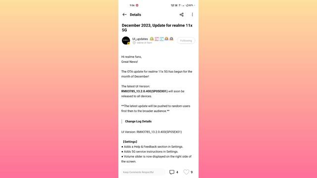 Realme New Update BAD NEWS | Realme UI 5.0 Update| Realme New 5G VoNR Update - December 2023 смотреть онлайн