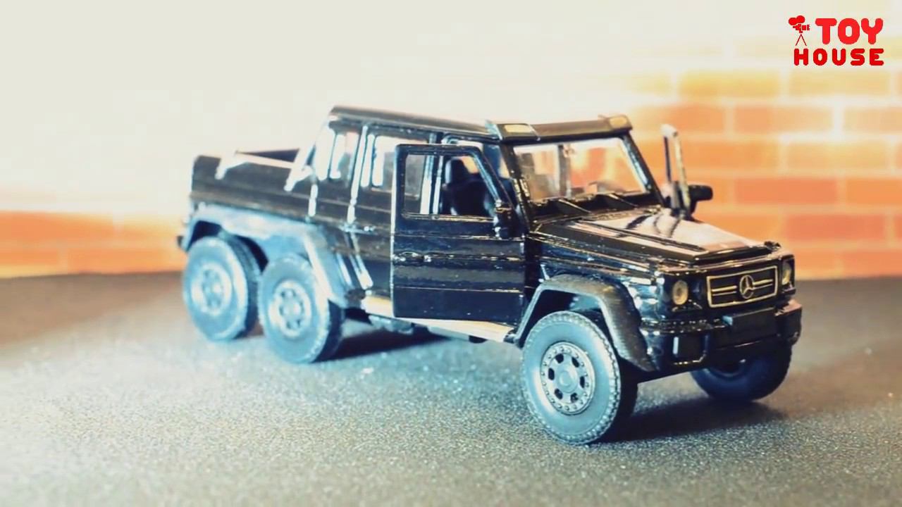 DIECAST UNBOXING MERCEDES-BENZ AMG 6X6 1/36 CLIP WITH CAR SCALE MODEL