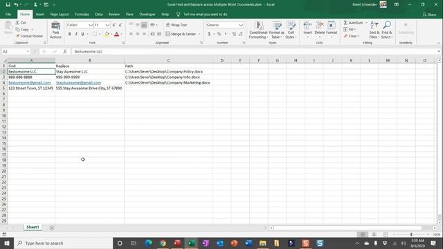 Macro Instructions | Excel Find & Replace - Multi Word Documents [Macro #30] | Macro Monday 08.03.2 смотреть онлайн