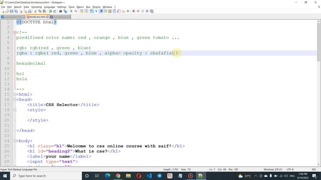 CSS Colors what is RGB,RGBA,HEX,HSL,HSLA Colors | css comments | in pashto| Lecture#04 смотреть онлайн