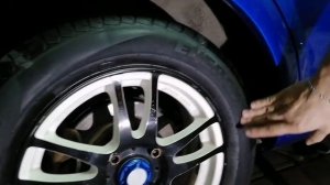 DIY . Чернение шин своими руками . Глицерин за 40 руб. против чернителя резины из Ашана за 60 руб.