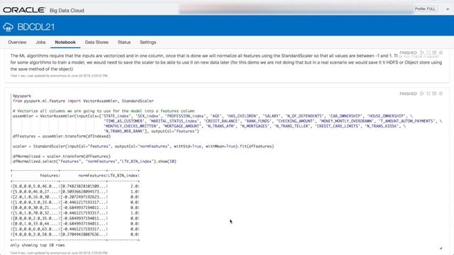 Machine Learning with Oracle Big Data Cloud смотреть онлайн