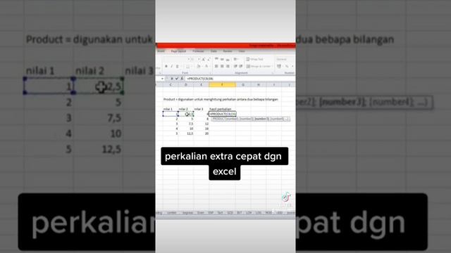Hitung perkalian super cepat || excel || short смотреть онлайн
