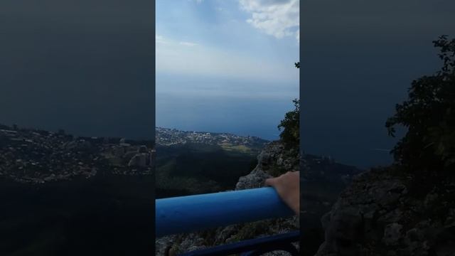 Вид на Ялту с горы Ай-Петри смотреть онлайн
