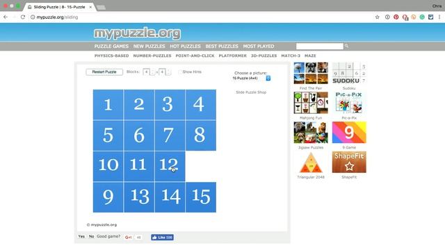 How to solve a 4x4 sliding block puzzle смотреть онлайн