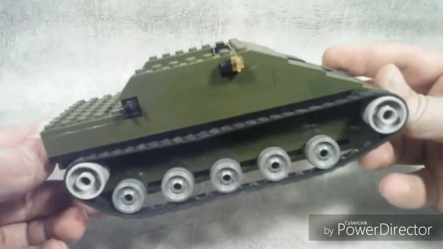 лего САМОДЕЛКА ТАНК пт сау сборка..Lego homemade TANK pt sau assembly .. смотреть онлайн