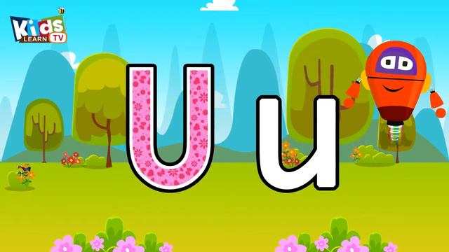 How to Write Letter U |U for umbrella | Write Alphabet Letter |KidsLearnTv смотреть онлайн