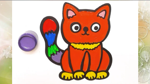 Рисование Радужного Котика смотреть онлайн