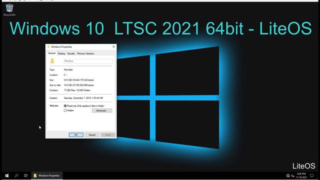 Windows 10 LTSC 2021 64bit - LiteOS смотреть онлайн