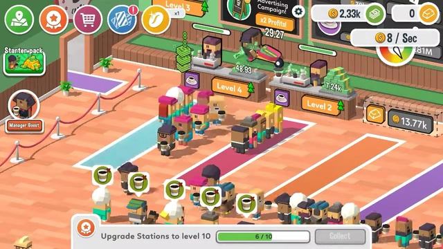 Idle Coffee Corp |Develop Your Coffee Shop | Gameplay, Part-1 смотреть онлайн
