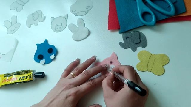 easy tutorial of Felt memory card game - diy felt crafts-animal pattern смотреть онлайн