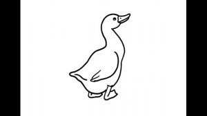 Как нарисовать Гуся. Раскраска Гуся для детей