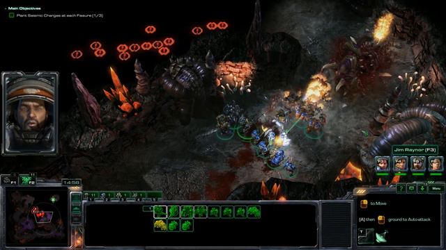 Starcraft 2 - Final - Mission #2a - Belly of the Beast - Single Player Campaign Walkthrough смотреть онлайн