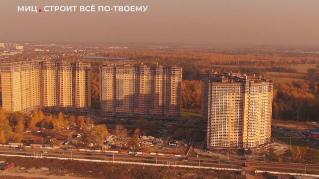 Осенний Новоград Павлино с высоты птичьего полёта смотреть онлайн
