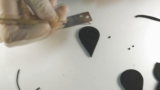 Мастер-класс: Серьги "Черное серебро" из полимерной глины FIMO/polymer clay tutorial смотреть онлайн