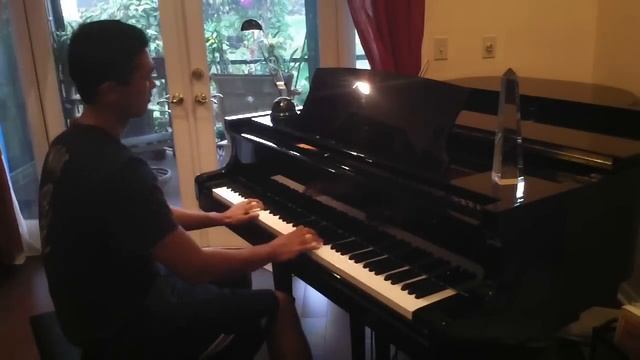 While My Guitar Gently Weeps by The Beatles (Piano Cover) смотреть онлайн