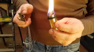Самодельная бензиновая зажигалка - вечная спичка ч2